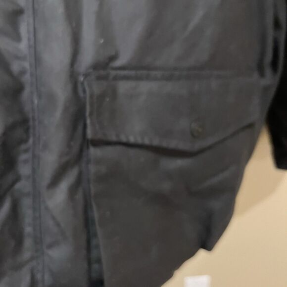 Flint and Tinder Sherpa Lined XXL Waxed  Ridge Parka Hooded Jacket Black - Picture 7 of 16